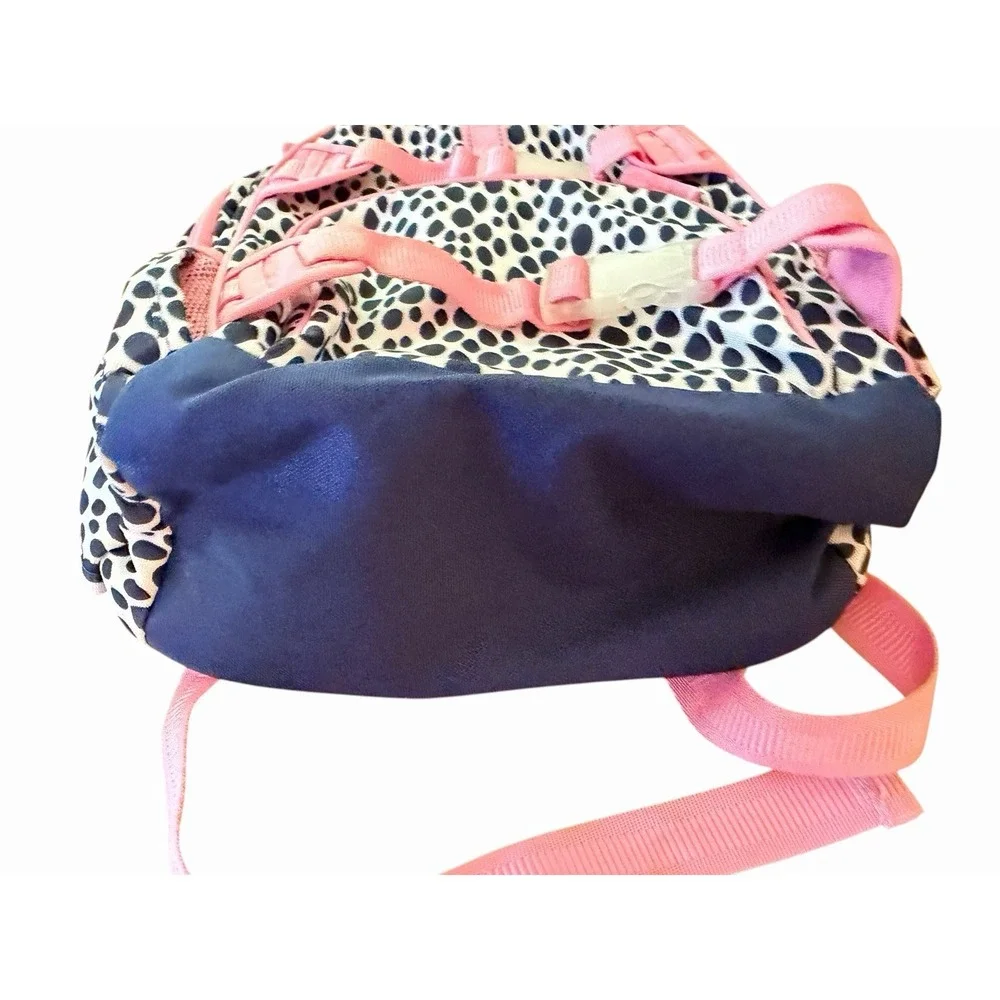 Pottery Barn Kids Small Backpack Mackenzie Blue Pink Dalmatian Dot Book Bag
